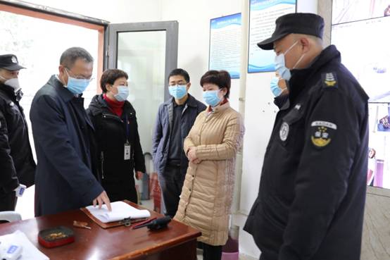 张孝军局长暗访民政系统新型冠状病毒感染的肺炎疫情防控工作